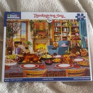 White Mountain Thanksgiving Day 1000-Piece Puzzle